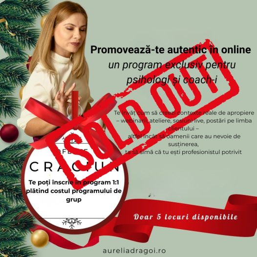 Promoveaza te autentic in online Aurelia Dragoi